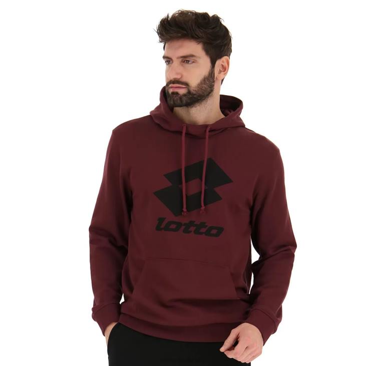 Men Lotto 204N294 Vineyard Dk Red Smart II Sweat Hd Ft