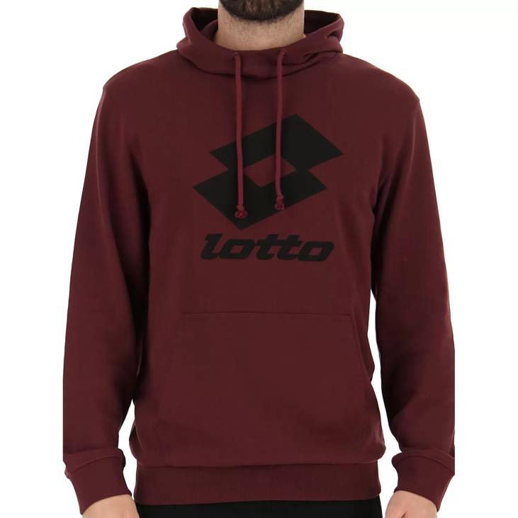 Men Lotto 204N294 Vineyard Dk Red Smart II Sweat Hd Ft