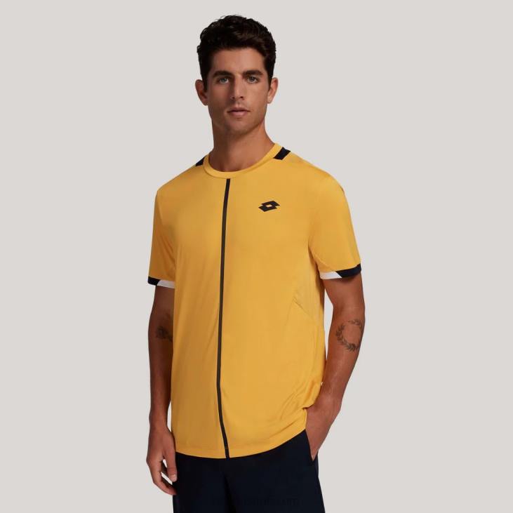 Men Lotto 204N1239 Saffron/Navy Blue Saffron Top Ten Tee