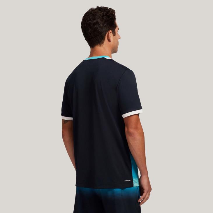 Men Lotto 204N1242 Blue Atoll/Navy Blue Blue Multi-Color Top Ten Tee