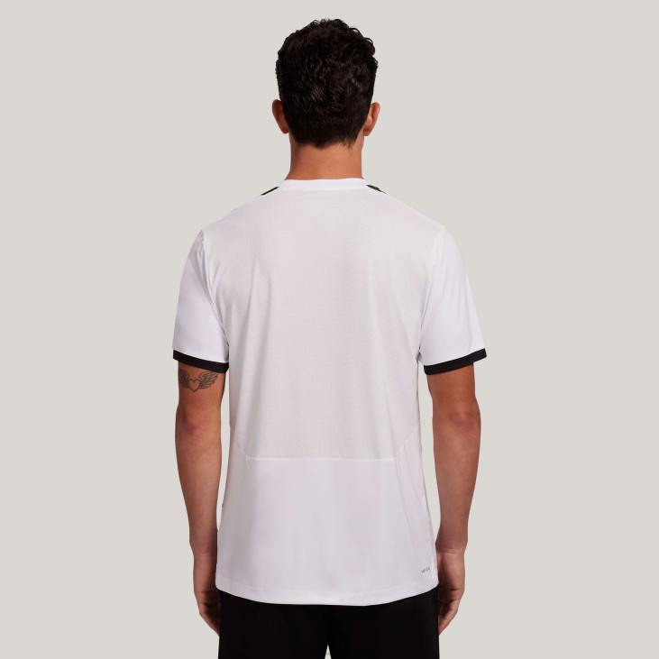 Men Lotto 204N1245 Bright White/All Black White And Black Printed Top Ten Tee