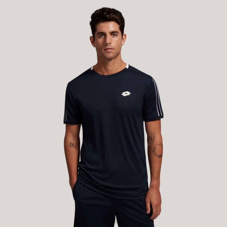 Men Lotto 204N1249 Navy Blue Navy Squadra Tee