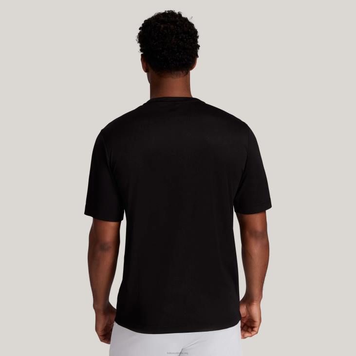 Men Lotto 204N1257 All Black Black Multi-Sport Tee