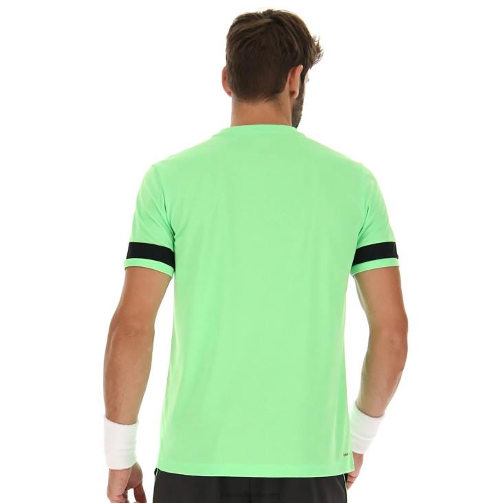Men Lotto 204N1262 Green Apple Neo Green Apple Superrapida Tee