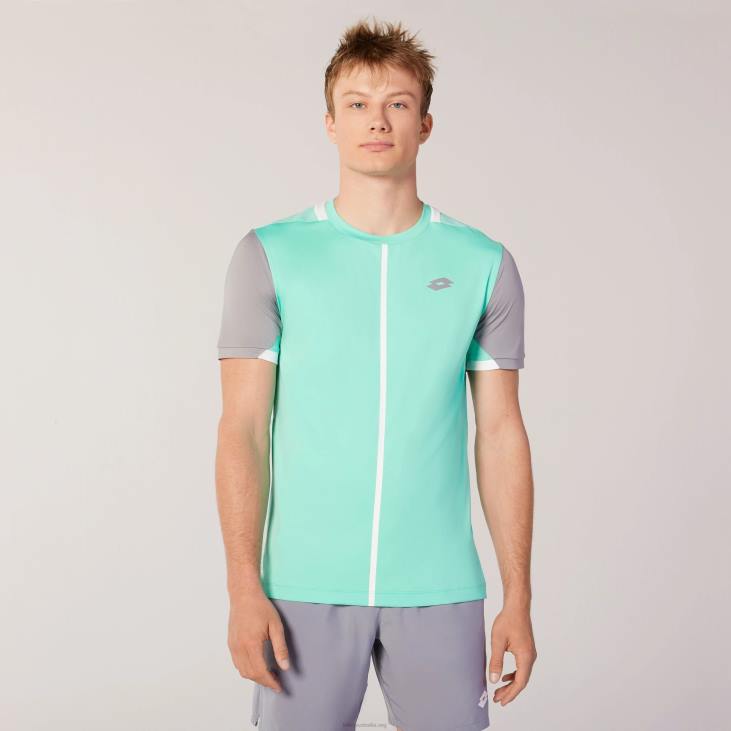 Men Lotto 204N1319 Green 929C/Quicksilver Green Top Ten Tee