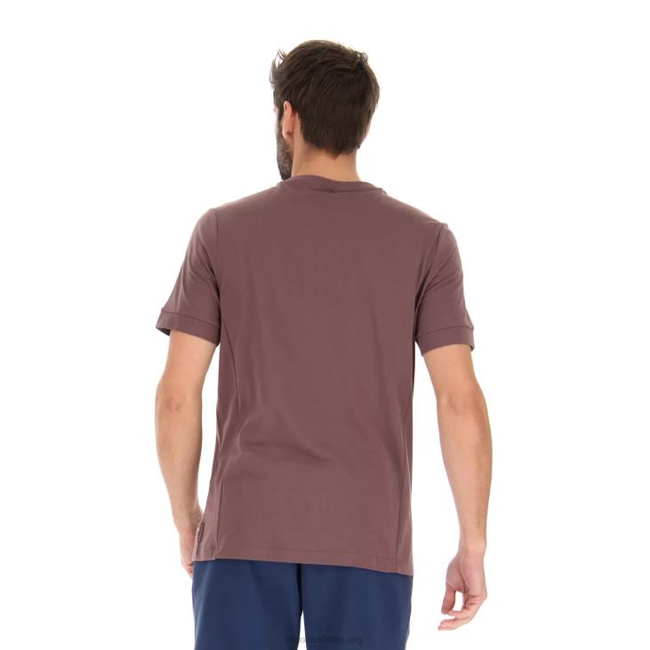 Men Lotto 204N373 Peppercorn Athletica Due V Tee