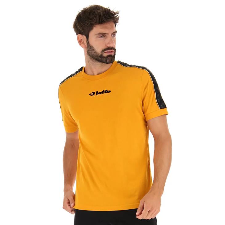 Men Lotto 204N380 Yellow 145C Athletica Classic IV Tee Js