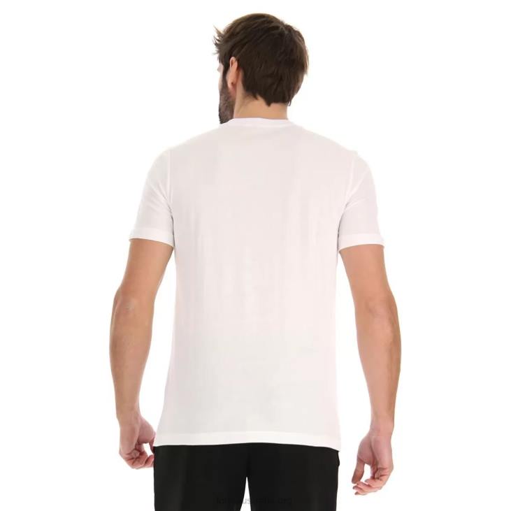 Men Lotto 204N384 Bright White Athletica Lg III Tee Js