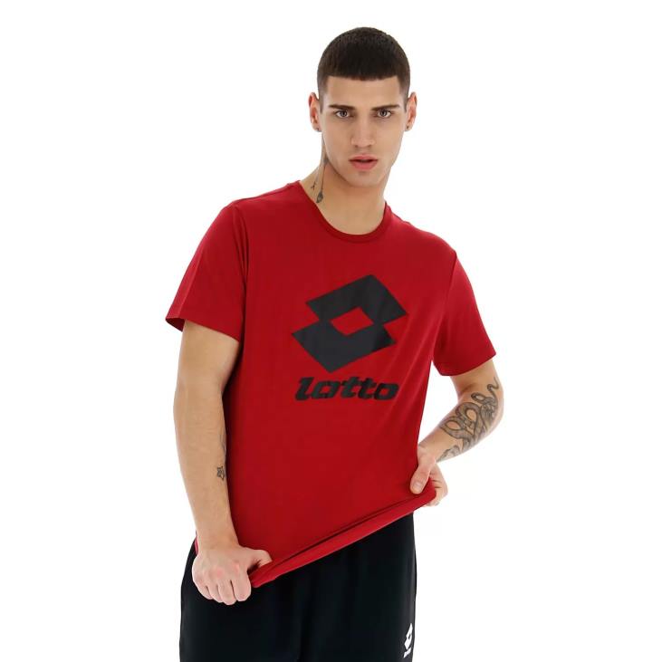 Men Lotto 204N394 Red Scooter Smart II Tee Js
