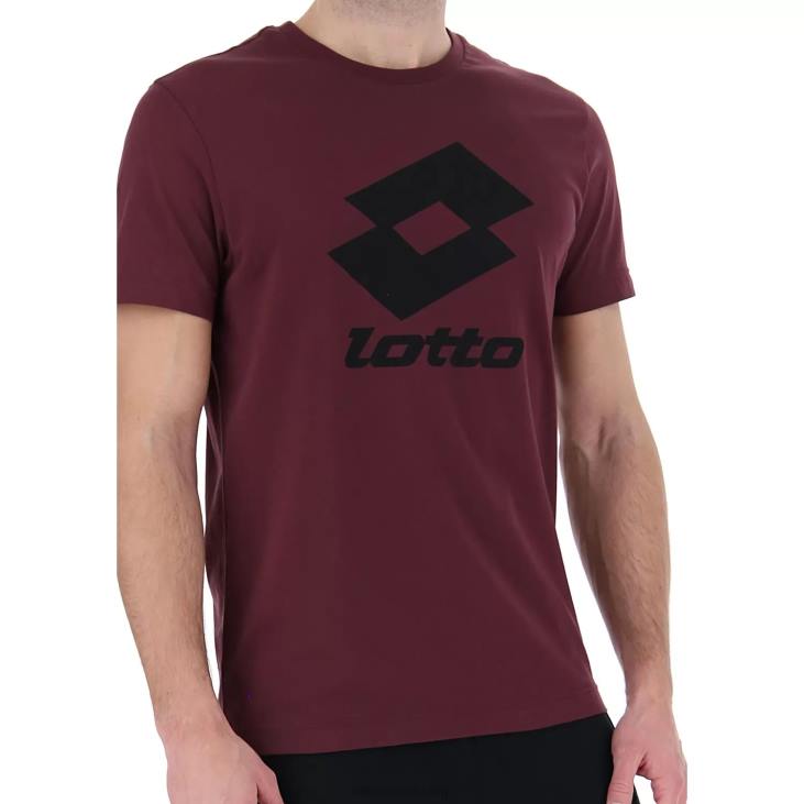 Men Lotto 204N399 Vineyard Dk Red Smart II Tee Js