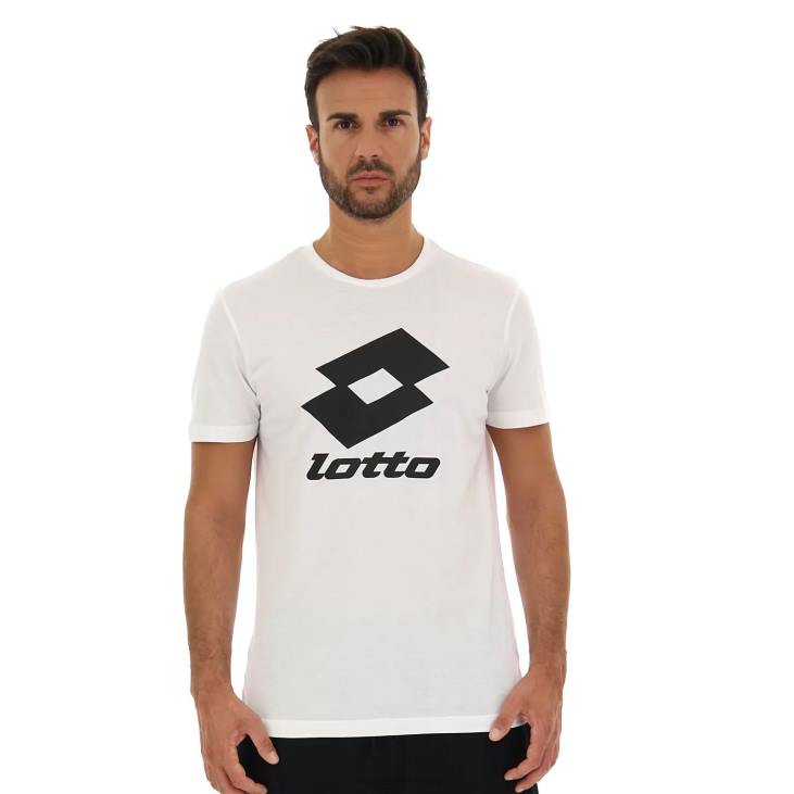 Men Lotto 204N407 Bright White Smart II Tee Js