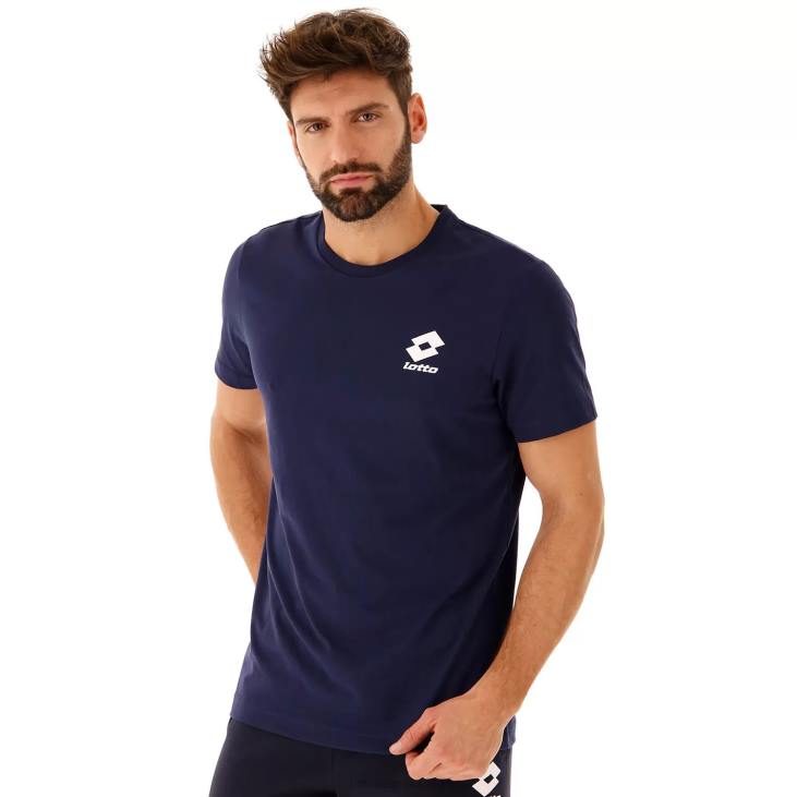 Men Lotto 204N425 Navy Blue Tee Bs Js