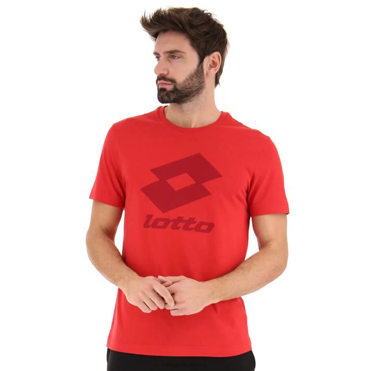 Men Lotto 204N449 Tango Red Smart IV Tee 2