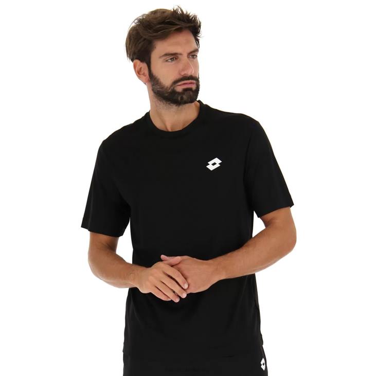 Men Lotto 204N466 All Black Msp Tee