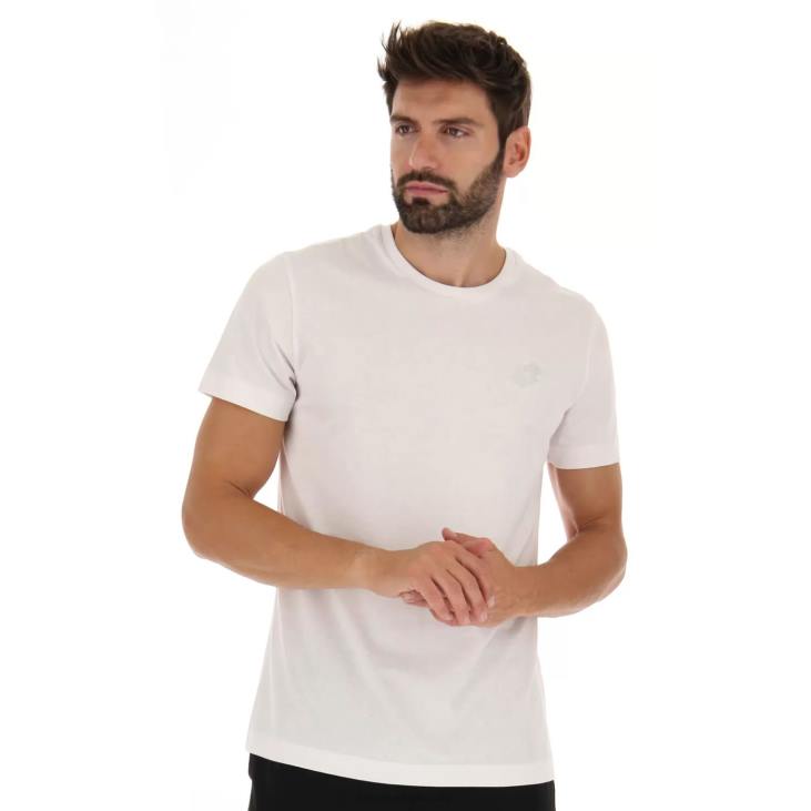 Men Lotto 204N468 Bright White Msc Tee
