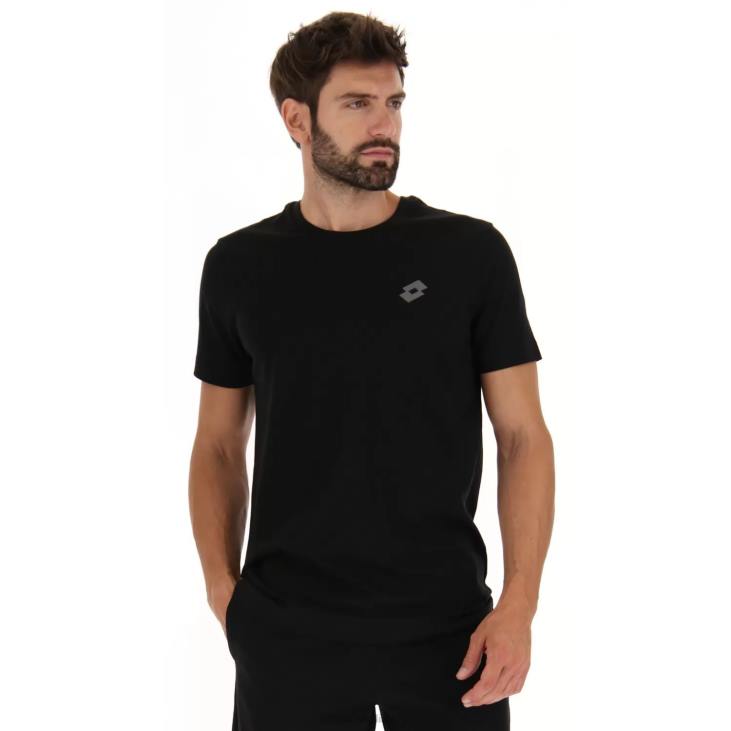 Men Lotto 204N470 All Black Msc Tee