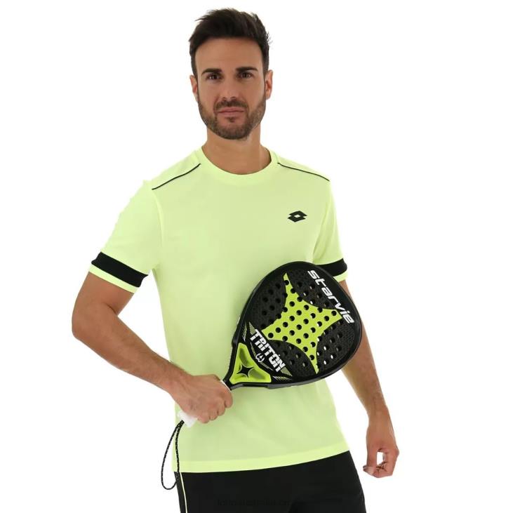 Men Lotto 204N500 Yellow Neon Superrapida V Tee Pl