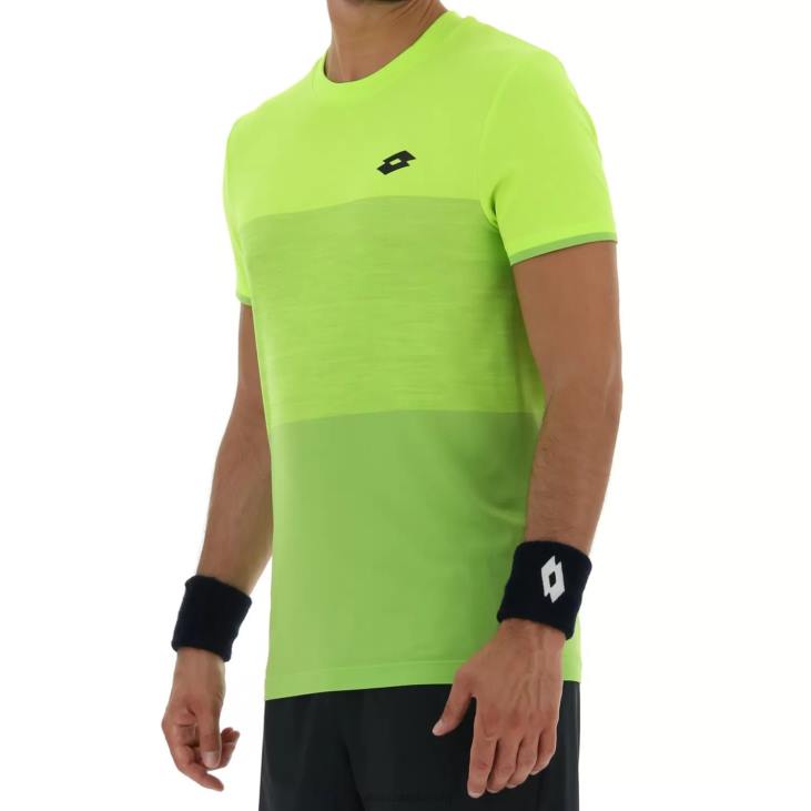 Men Lotto 204N513 Yellow Neon Top Ten III Tee Sml