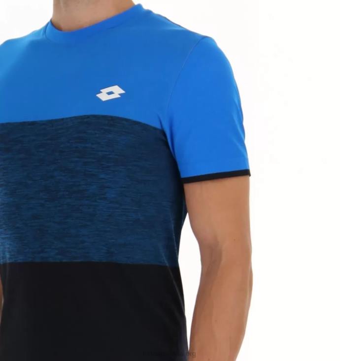 Men Lotto 204N519 Blue Bay Top Ten III Tee Sml
