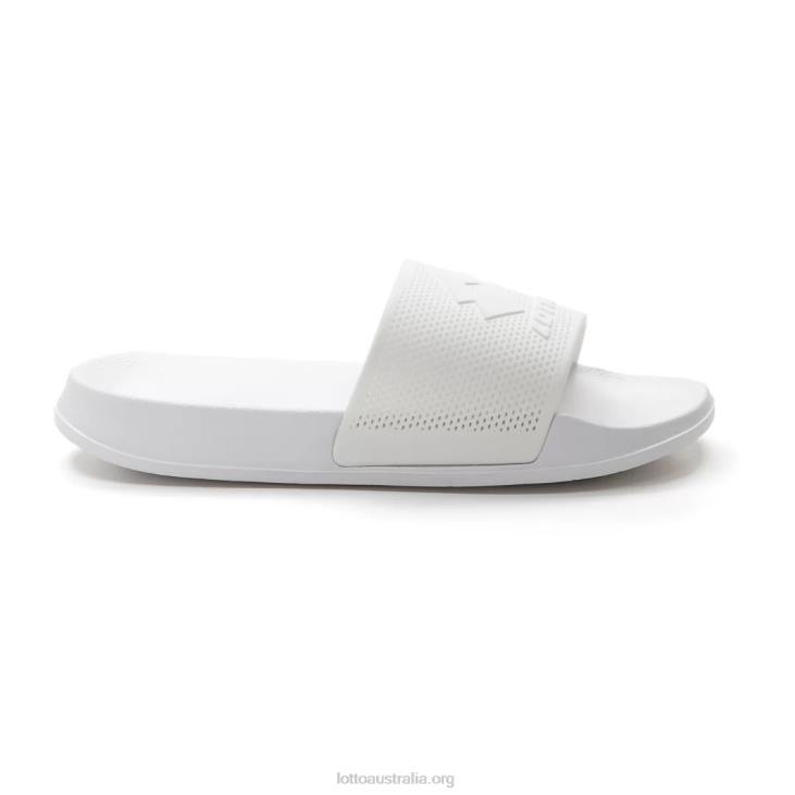 Men Lotto 204N263 Brilliant White Moku II Slide