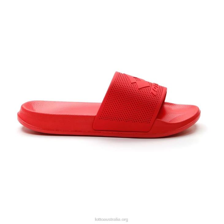 Men Lotto 204N265 Red Poppy Moku II Slide