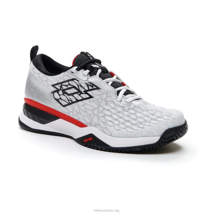 Men Lotto 204N1300 All White/All Black/Flame Red White Raptor Hyperpulse Speed 100