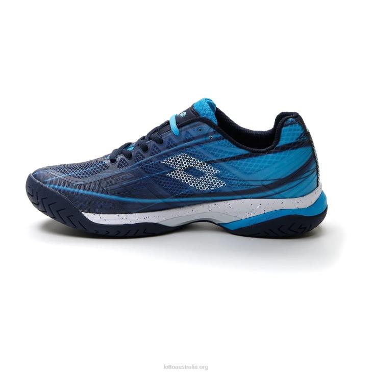 Men Lotto 204N1304 Navy Blue/All White/Blue Ocean Blue Mirage 300 Speed