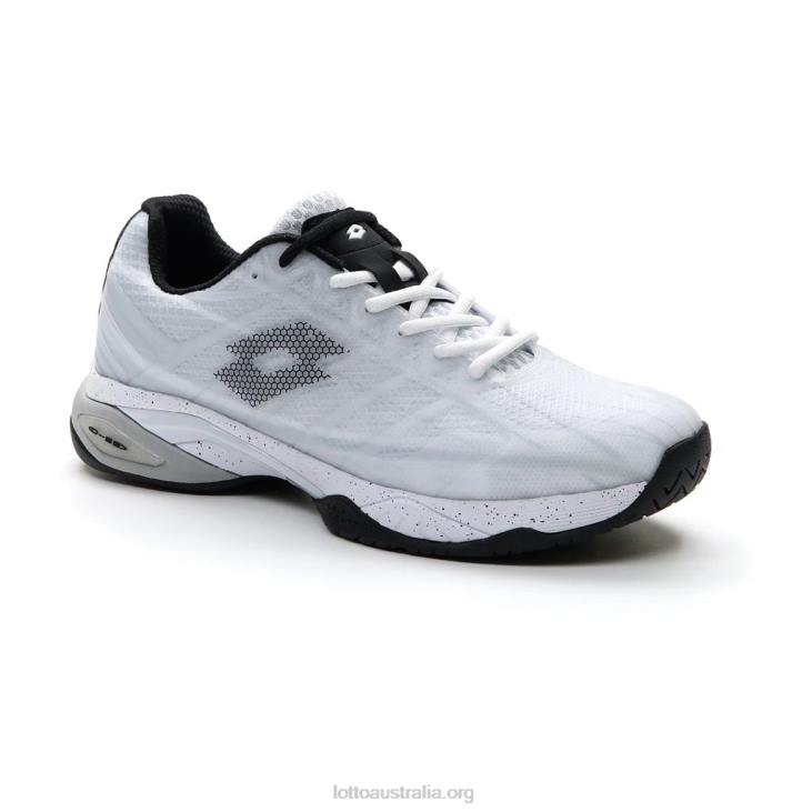 Men Lotto 204N1305 All White/All Black/Vapor Gray White Mirage 300 Speed