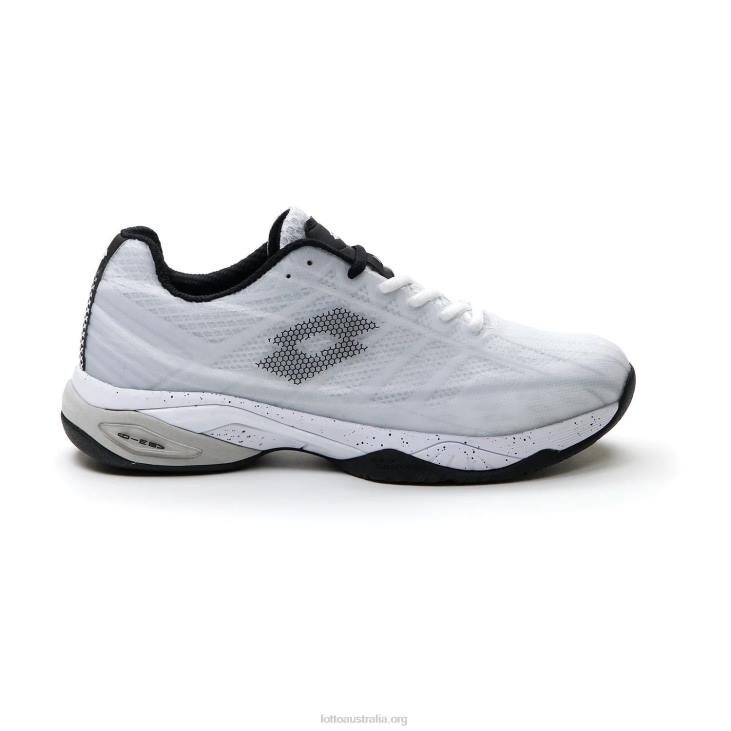 Men Lotto 204N1305 All White/All Black/Vapor Gray White Mirage 300 Speed