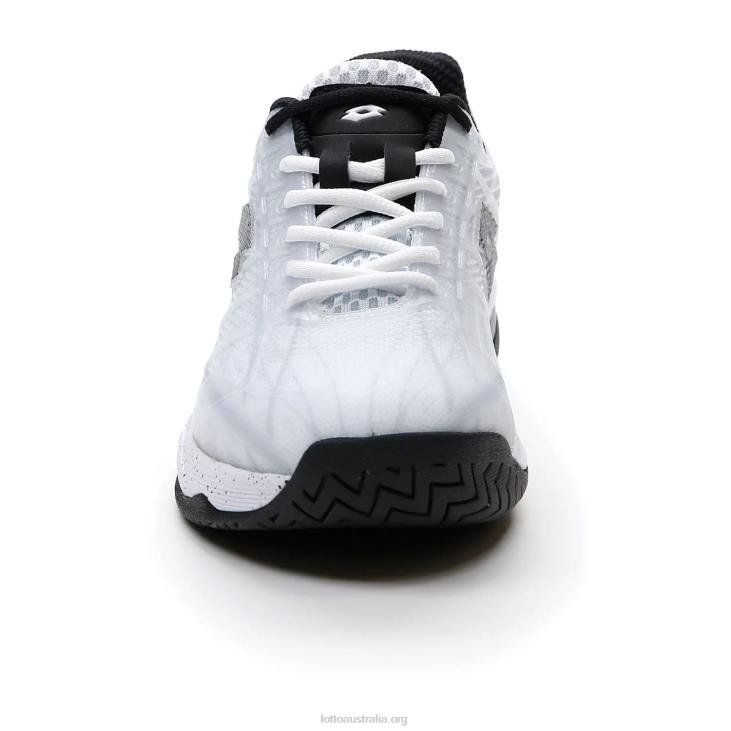 Men Lotto 204N1305 All White/All Black/Vapor Gray White Mirage 300 Speed
