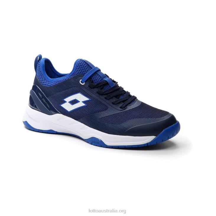Men Lotto 204N1313 Navy Blue/All White/Pacific Blue Blue Mirage 200 Speed