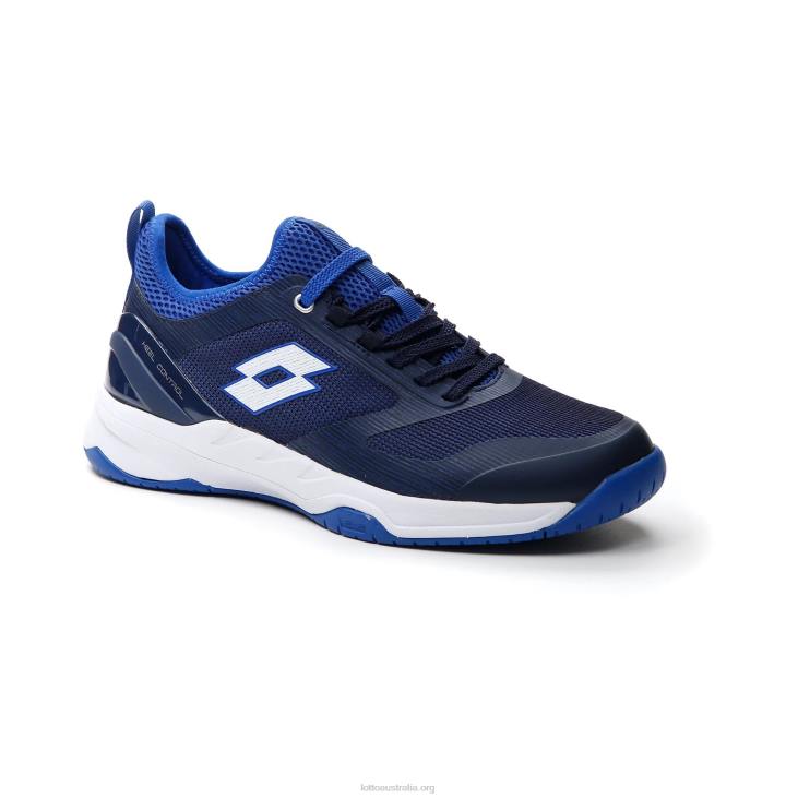 Men Lotto 204N1313 Navy Blue/All White/Pacific Blue Blue Mirage 200 Speed