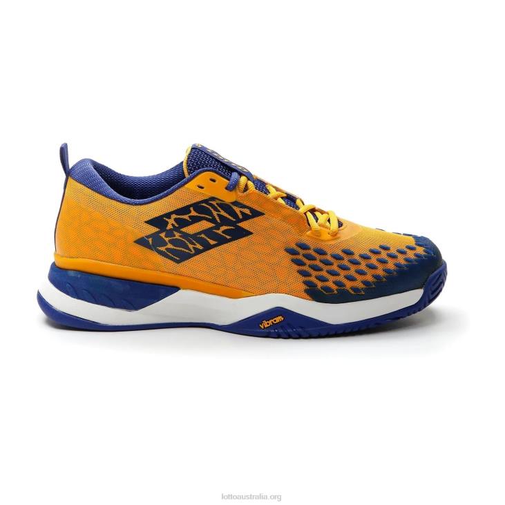 Men Lotto 204N1314 Saffron/Sodalite Blue Saffron Raptor Hyperpulse Speed 100