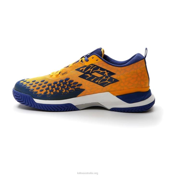 Men Lotto 204N1314 Saffron/Sodalite Blue Saffron Raptor Hyperpulse Speed 100