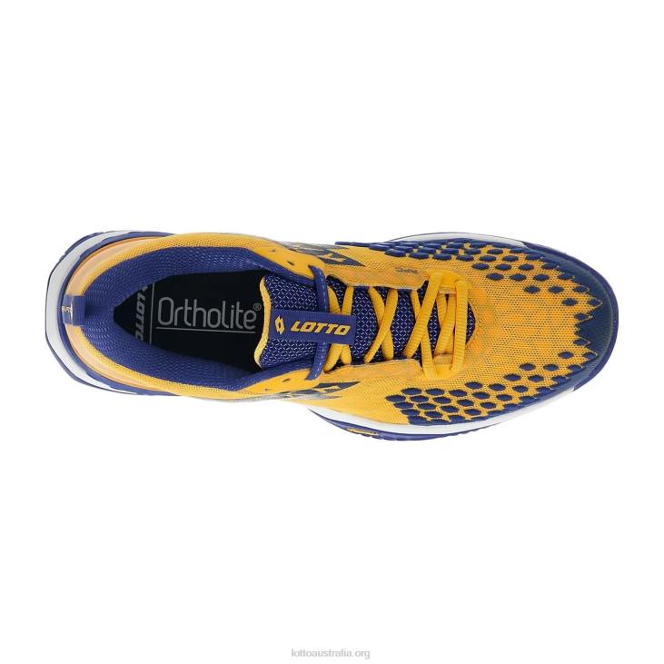 Men Lotto 204N1314 Saffron/Sodalite Blue Saffron Raptor Hyperpulse Speed 100