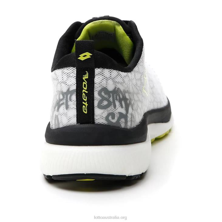 Men Lotto 204N216 All White/Acacia Green Volata Hyperpulse 100
