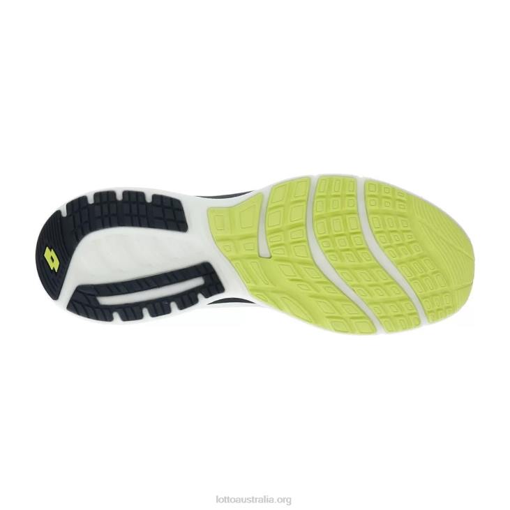 Men Lotto 204N216 All White/Acacia Green Volata Hyperpulse 100