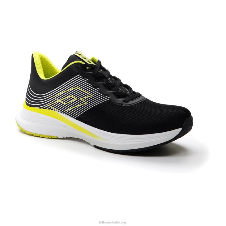 Men Lotto 204N232 All Black/Acacia Green Speedevo 700 II