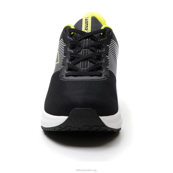 Men Lotto 204N232 All Black/Acacia Green Speedevo 700 II