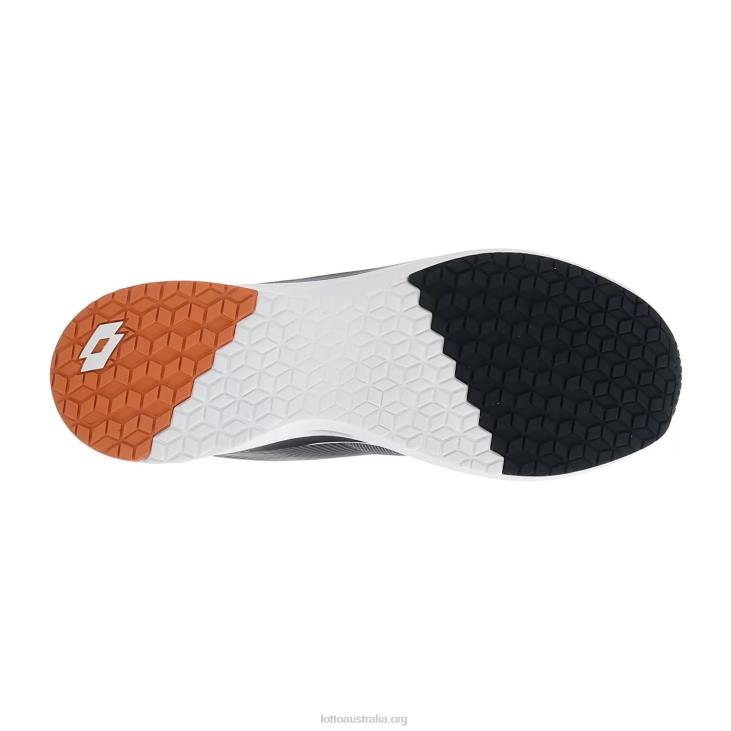 Men Lotto 204N234 Cool Gray 11C/All Black Speedevo 700 II