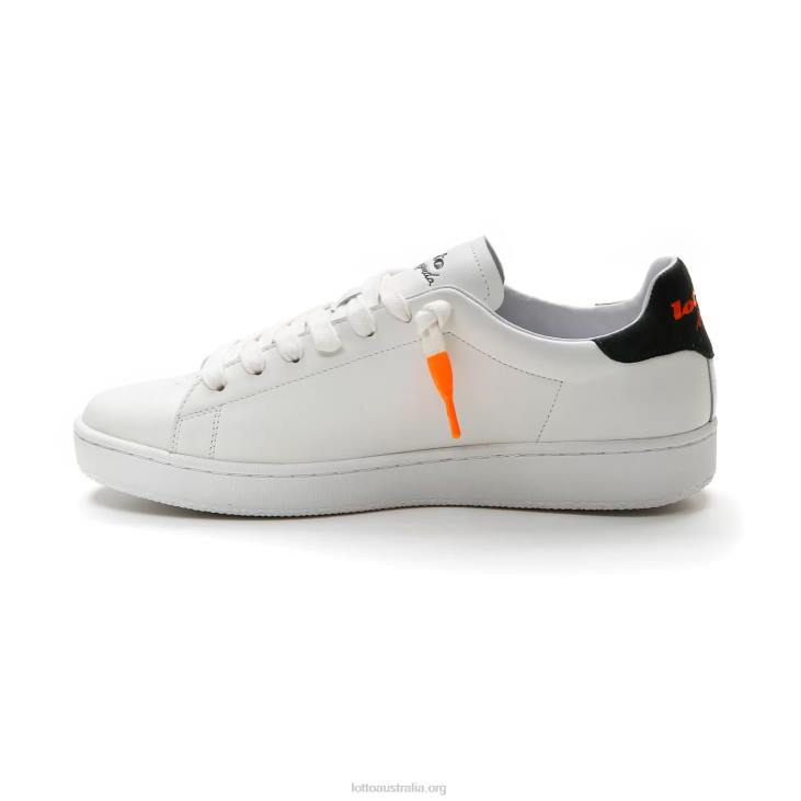 Men Lotto 204N40 White/Green Resin/Orange Fluo 2 Autograph Fluo