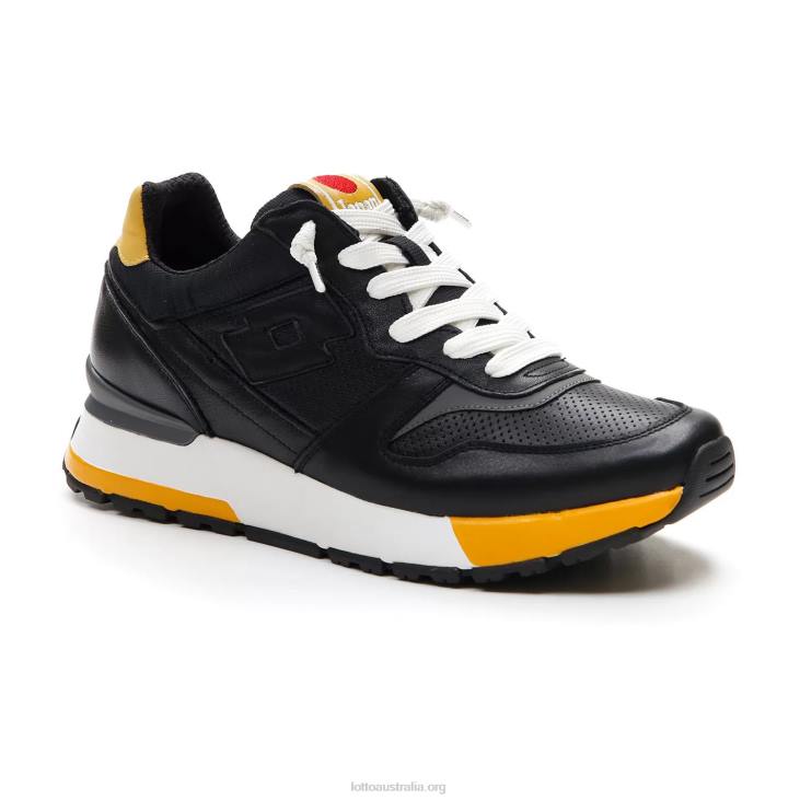 Men Lotto 204N47 All Black/Mango Mojito Tokyo Ginza Lth