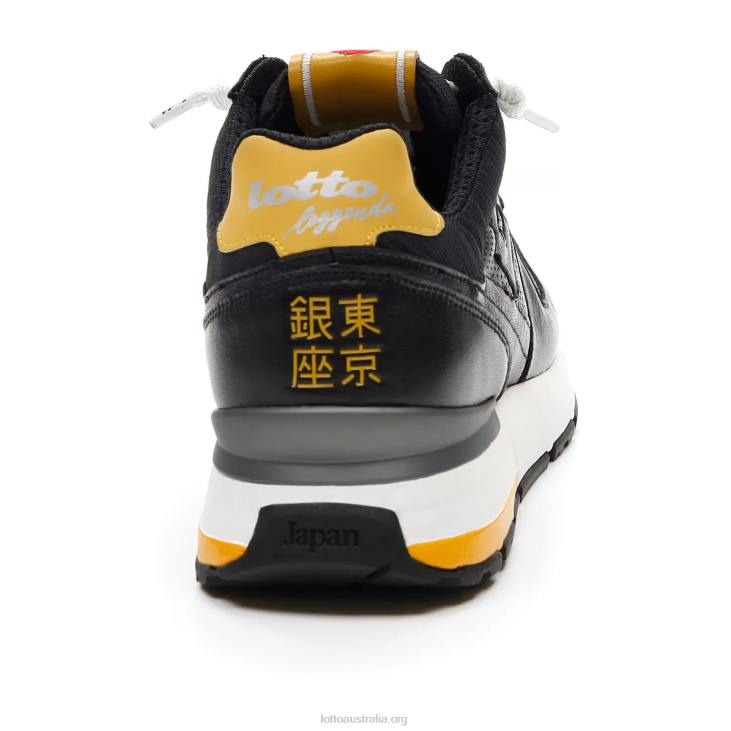 Men Lotto 204N47 All Black/Mango Mojito Tokyo Ginza Lth