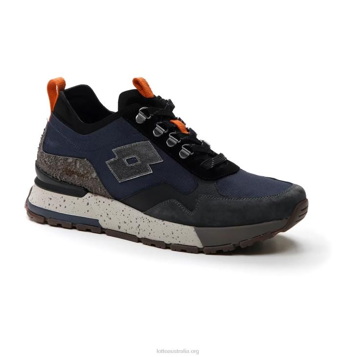 Men Lotto 204N4 Night Blue/All Black/Shadow Gray Tokyo Shibuya II