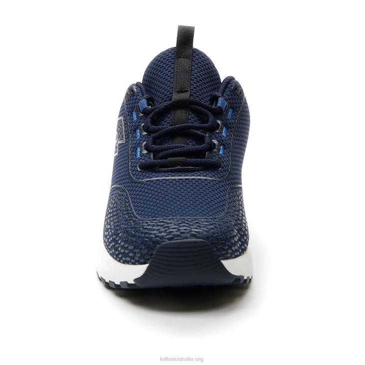 Men Lotto 204N60 Dress Blue/Gravity Titan/All Black Kibra Amf