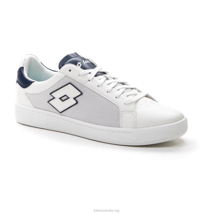 Men Lotto 204N65 White/Dress Blue 1973 Amf Evo VI Net