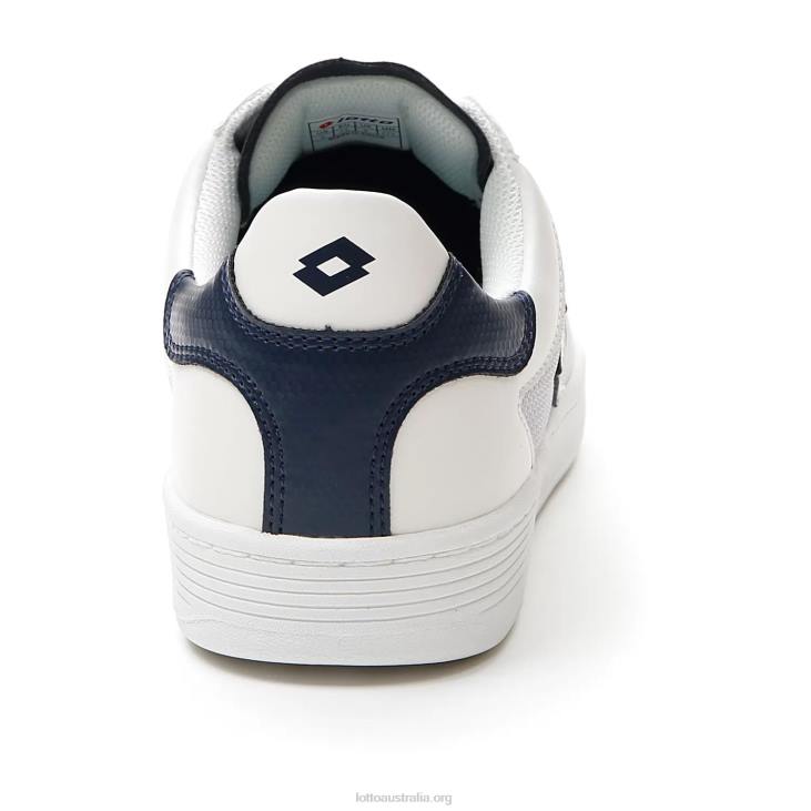 Men Lotto 204N65 White/Dress Blue 1973 Amf Evo VI Net