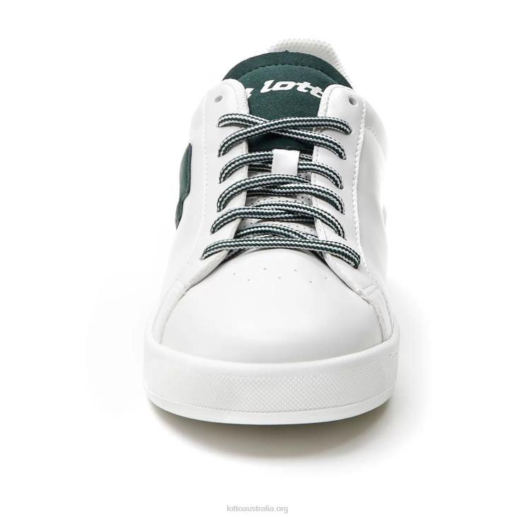 Men Lotto 204N67 White/Trekking Green/Windsor Wine 1973 Amf Evo VII