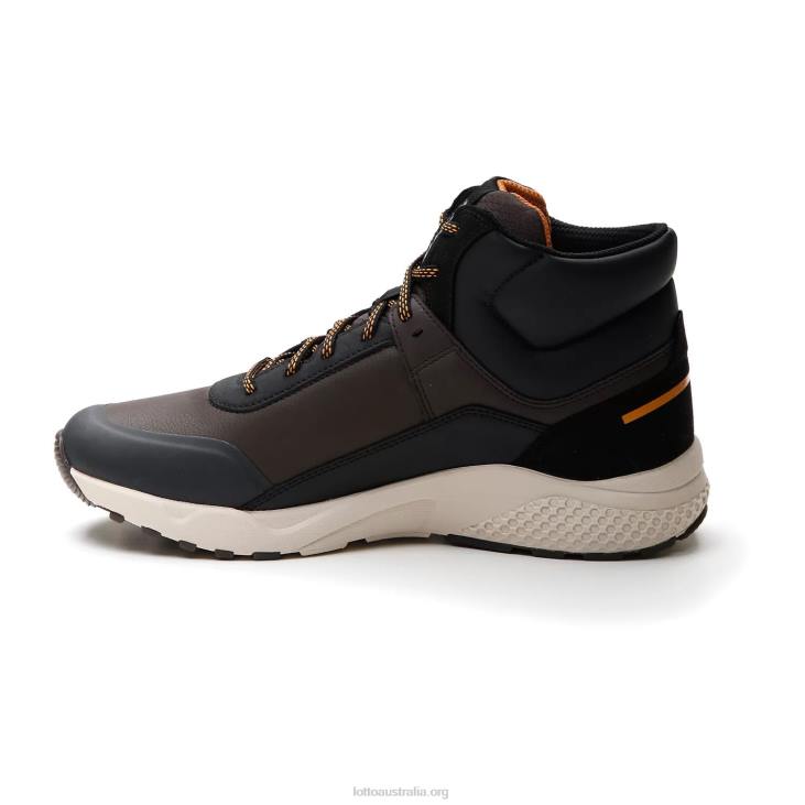Men Lotto 204N68 Fondant Brown/All Black Ultra Amf II Mid Hd