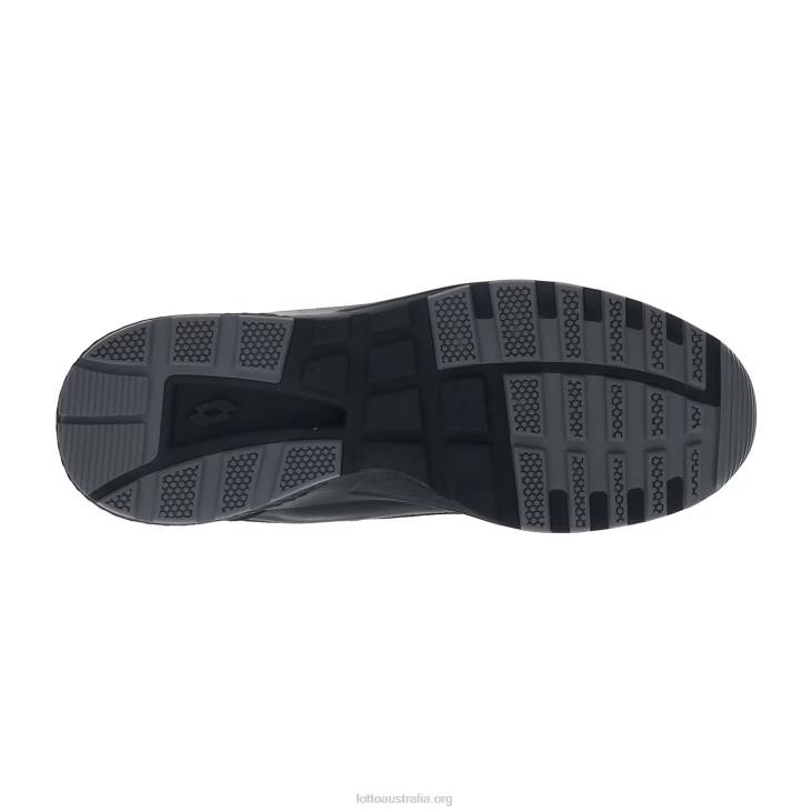 Men Lotto 204N69 All Black Ultra Amf II Mid Hd